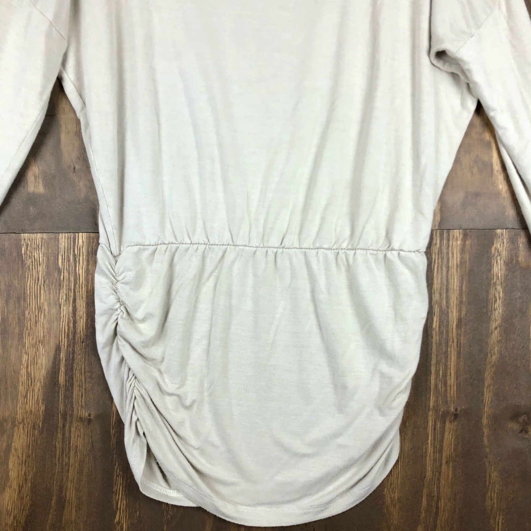 Wrangler VINTAGE Wrangler Womens Dress Tan Fitted Runched Side Short Sexy Casual Stretch Small Size 28" / US 6 / IT 42 - 3 Thumbnail