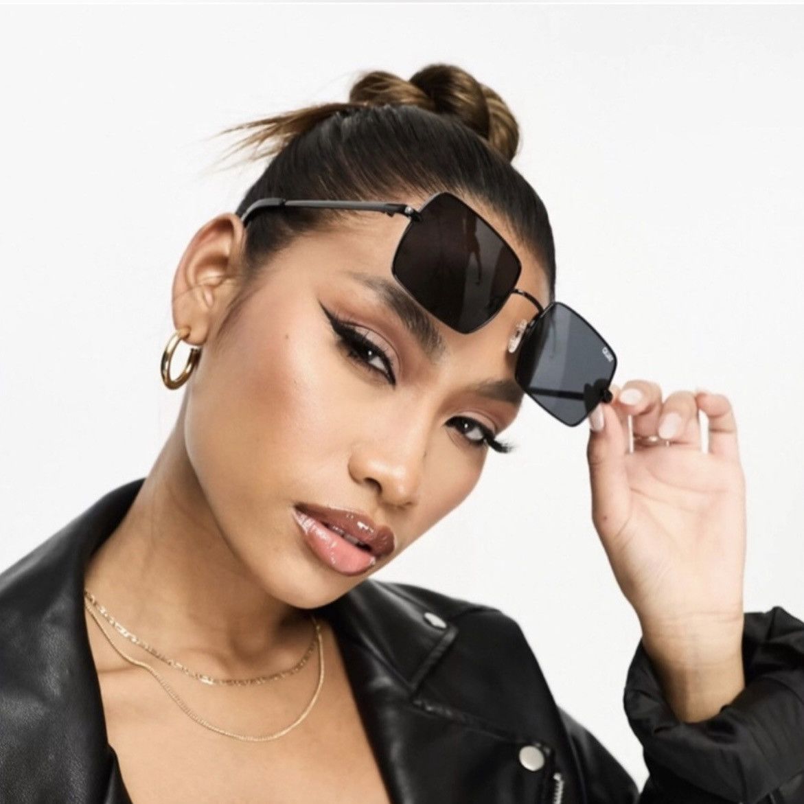 Quay NIB Quay "TTYL POLARIZED" square black frame/ black polarize Size ONE SIZE - 3 Thumbnail