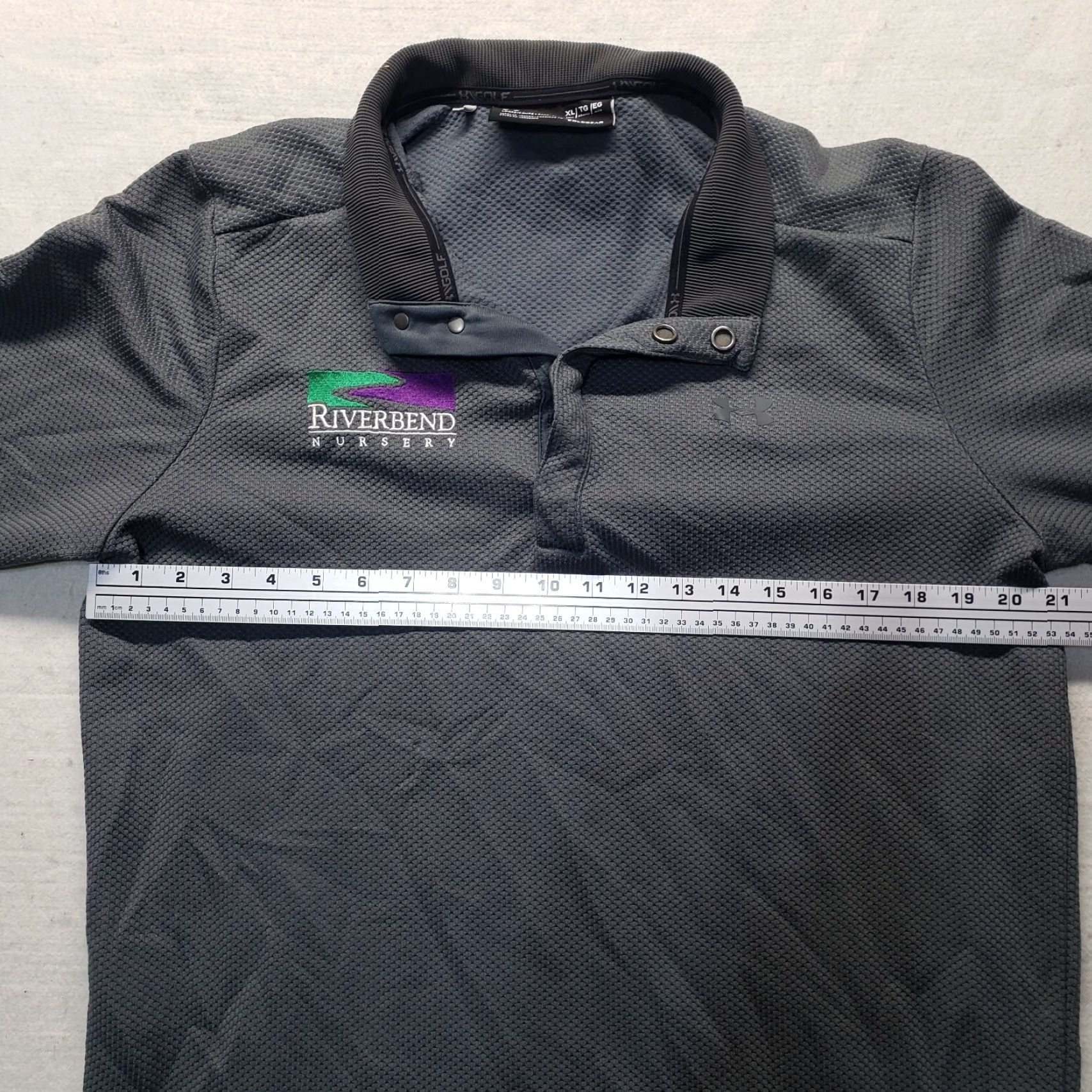 Under Armour Under armour Golf Polo Mens XL 1/4 Zip Sweatshirt Cold Gear Mock Neck Button Sweater Gray 100% Polyester Reg Regular Golfing Fashion A dult Mens Size US XL / EU 56 / 4 - 4 Thumbnail