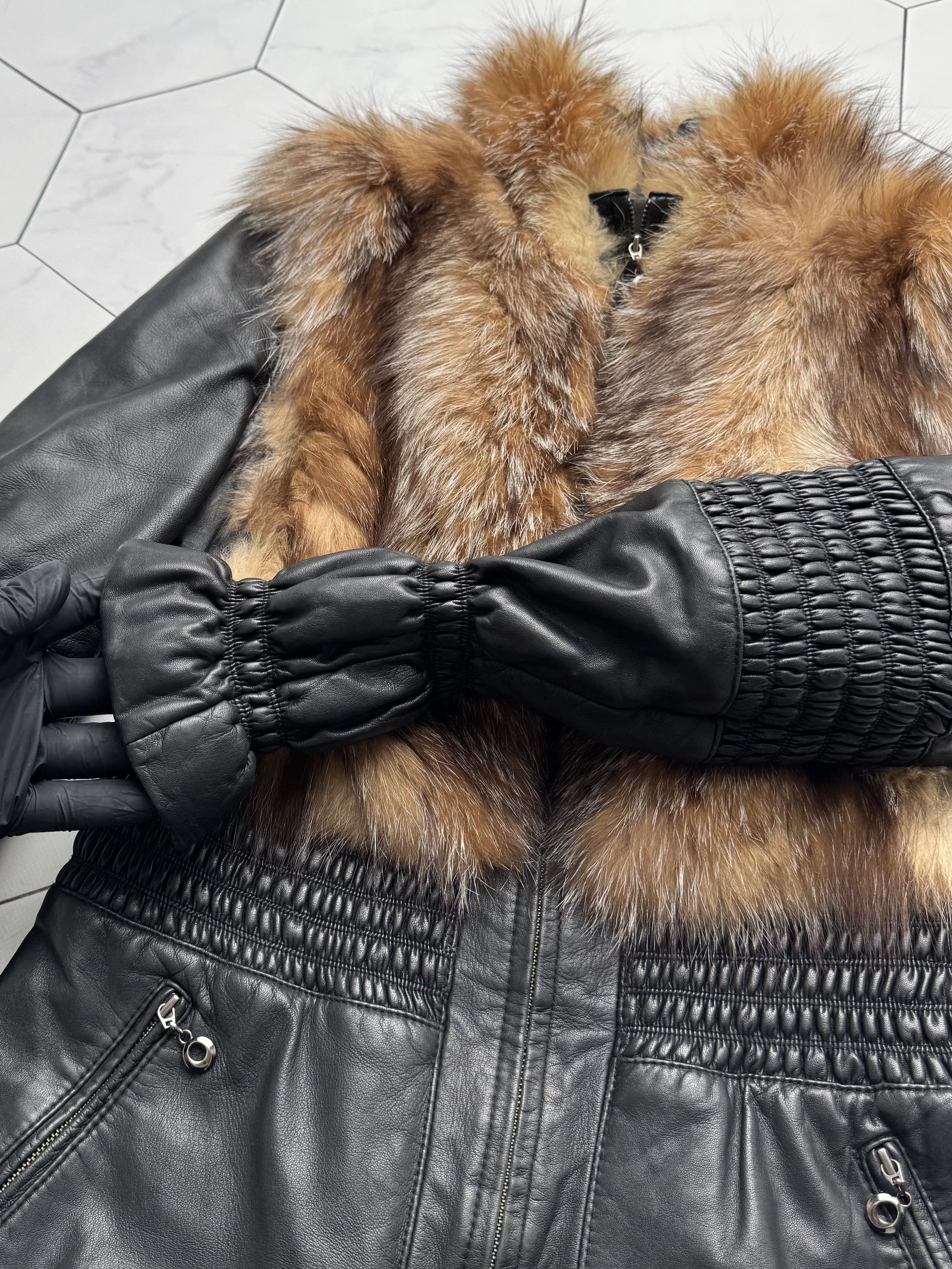 Vintage Vintage Real Lambskin Jacket With Real Fur Details E2D15 Size XS / US 0-2 / IT 36-38 - 8 Thumbnail