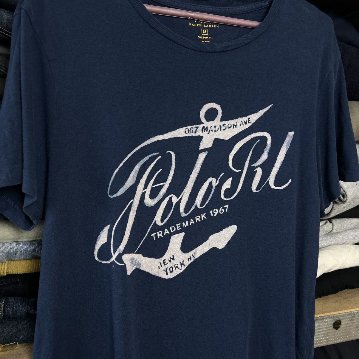 Polo Ralph Lauren Mens Polo Ralph Lauren Big logo streetwear tee size M Size US M / EU 48-50 / 2 - 2 Thumbnail