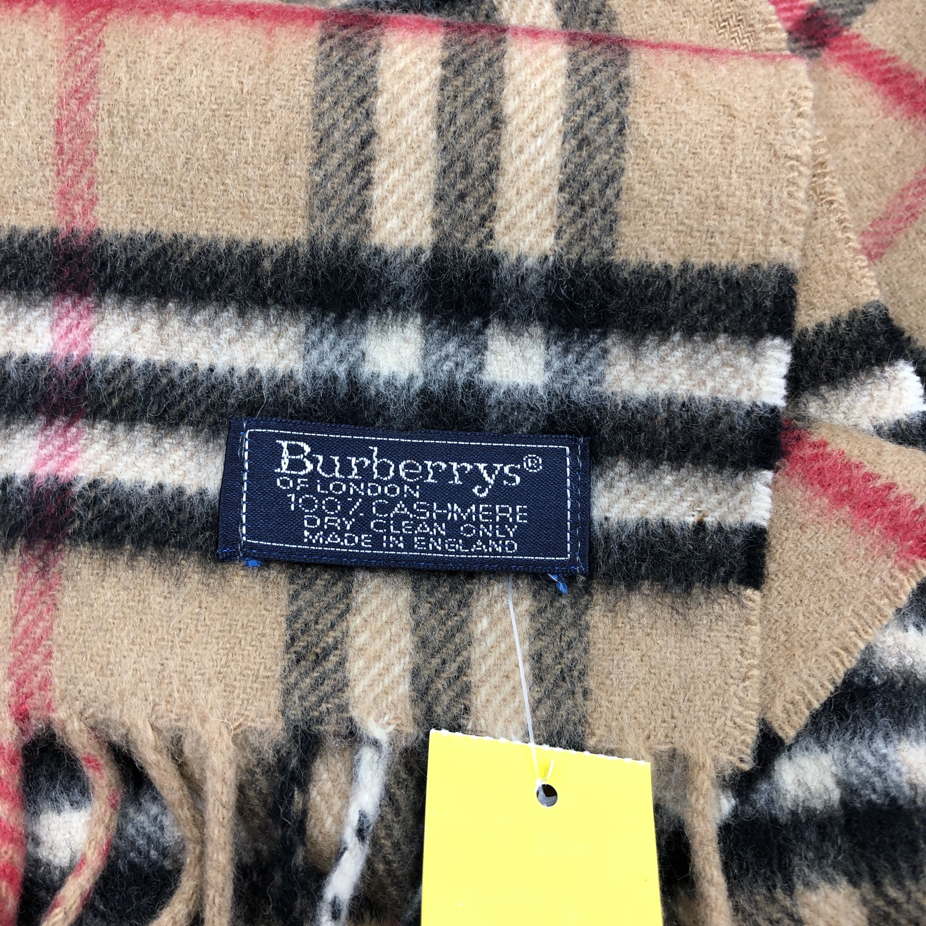 Burberry Vintage Burberry Scarf Muffler Wool Cashmere Scarves Size ONE SIZE - 5 Thumbnail