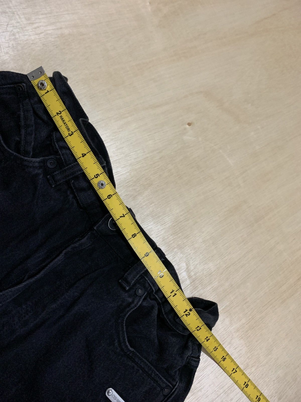 Off-White Off-White Black Denim Size US 31 - 18 Thumbnail
