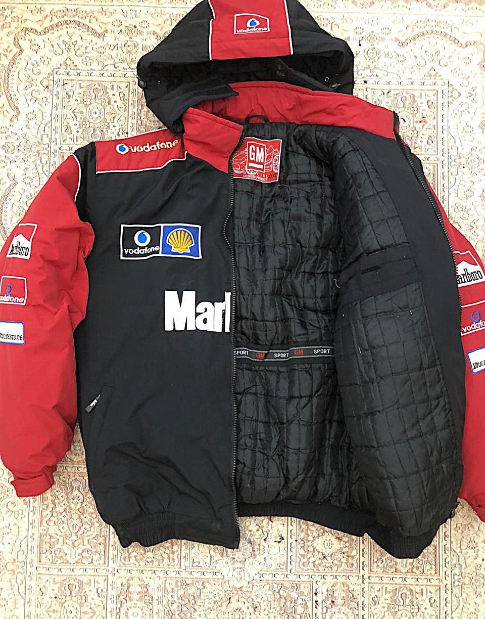 Ferrari FERARRI MARLBORO PUFFER DOWN JACKET VODAFONE V-POWER Size US XXL / EU 58 / 5 - 3 Thumbnail