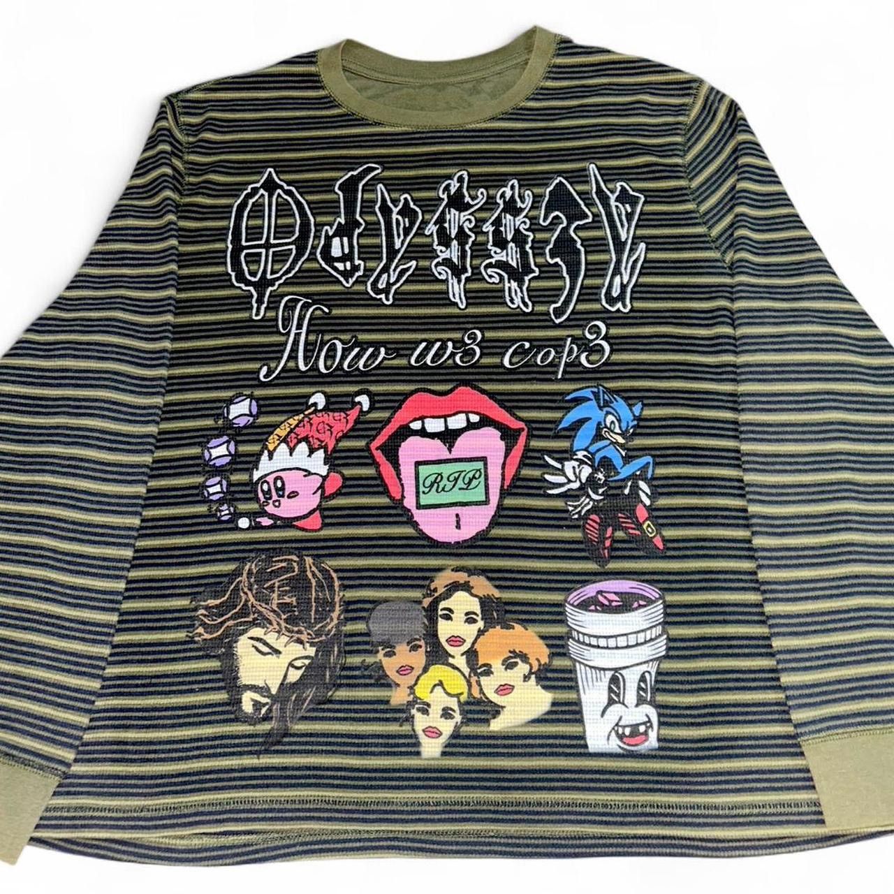 Other Odyss3y 1 of 1 “HOW W3 COP3” vintage thermal tee Size US L / EU 52-54 / 3 - 1 Thumbnail