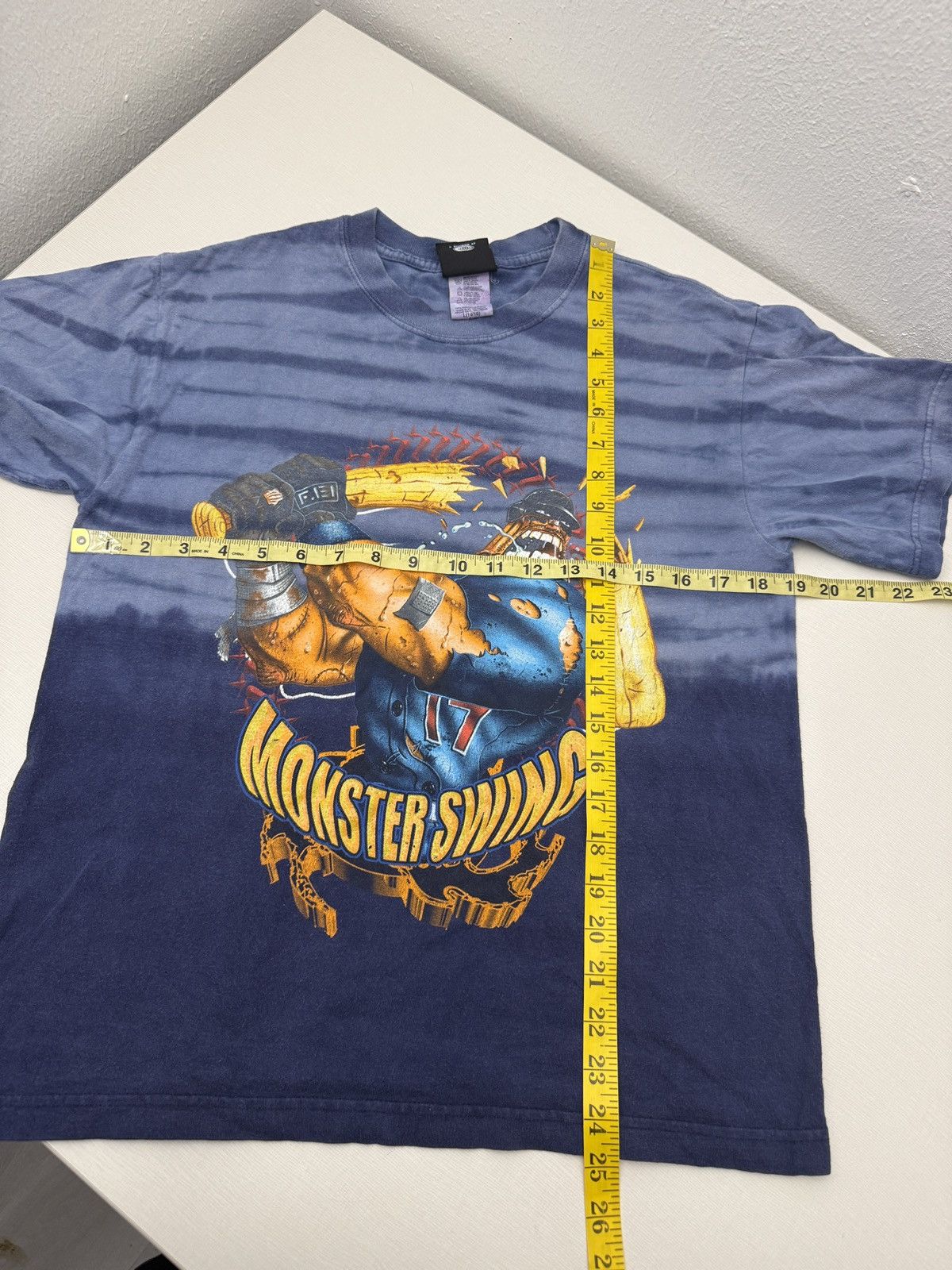 Vintage Vintage 90s Monster Swing Baseball Graphic T-Shirt Youth L Size US S / EU 44-46 / 1 - 5 Thumbnail