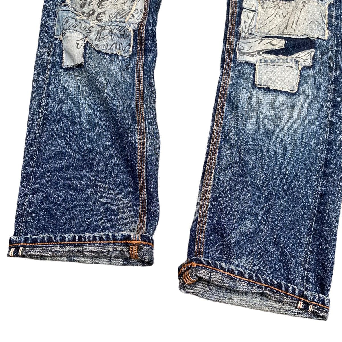 Andy Warhol × Levi's Rare 21/250 Levi's X Andy Warhol Factory Patchwork Denim Size US 28 / EU 44 - 10 Thumbnail