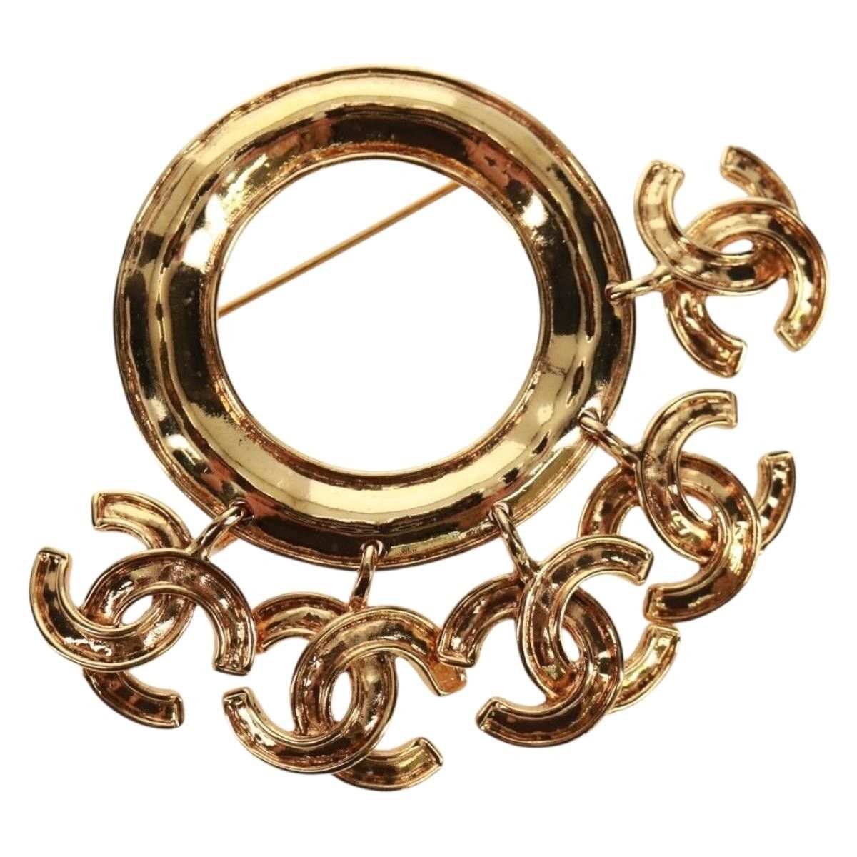Chanel Chanel Cc5 Circle Brooch Size ONE SIZE - 1 Thumbnail