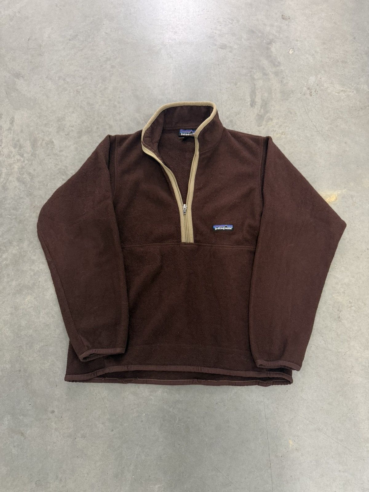 Patagonia Vintage Patagonia Synchila Quarter Zip Dark Burgundy USA 90s Size US XS / EU 42 / 0 - 1 Thumbnail