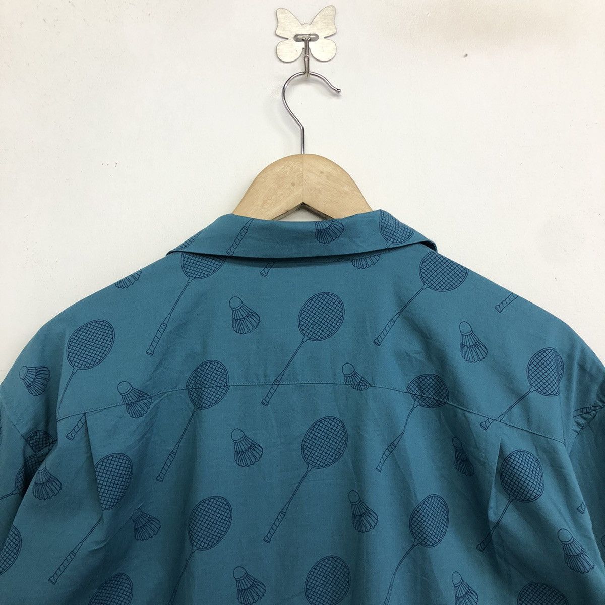 JW Anderson × Uniqlo JW Anderson X Uniqlo Printed Open Collar Short Sleeve Shirt Size US L / EU 52-54 / 3 - 8 Thumbnail