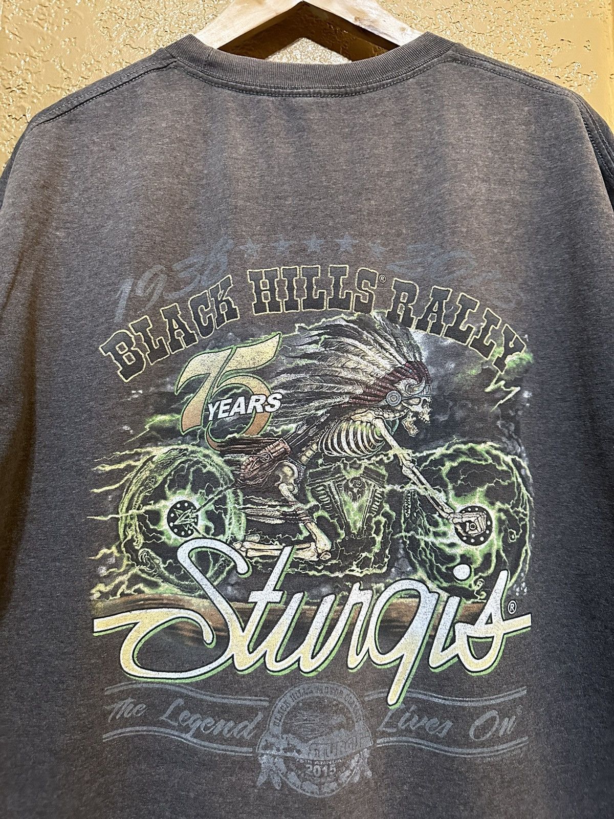 4GSELLER ⛓️ faded Black Hills Rally Sturgis Choppers Tee XL 4gseller Size US XL / EU 56 / 4 - 3 Thumbnail