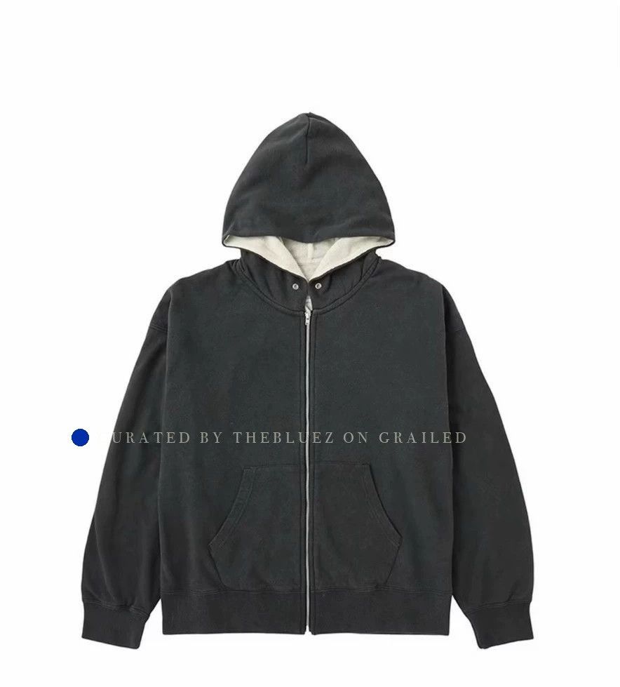 Visvim Distressed Black Dual Hoodie Size US L / EU 52-54 / 3 - 1 Thumbnail