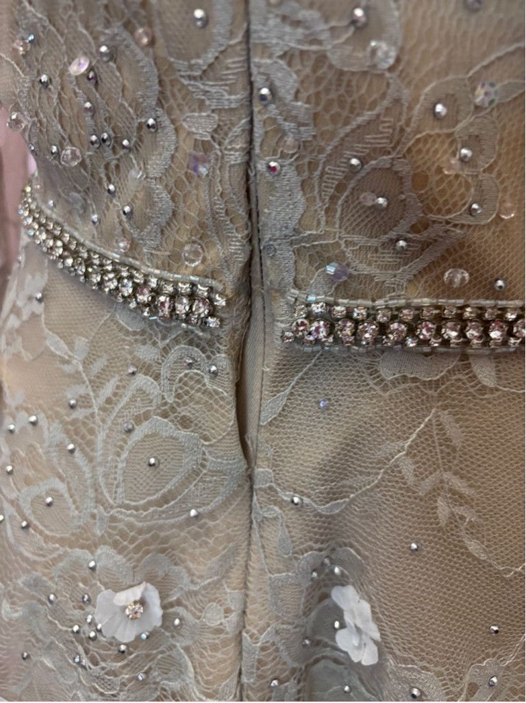 Mac Duggal Women's Mac Duggal Beige Cocktail Dress Size 6 Size M / US 6-8 / IT 42-44 - 7 Thumbnail
