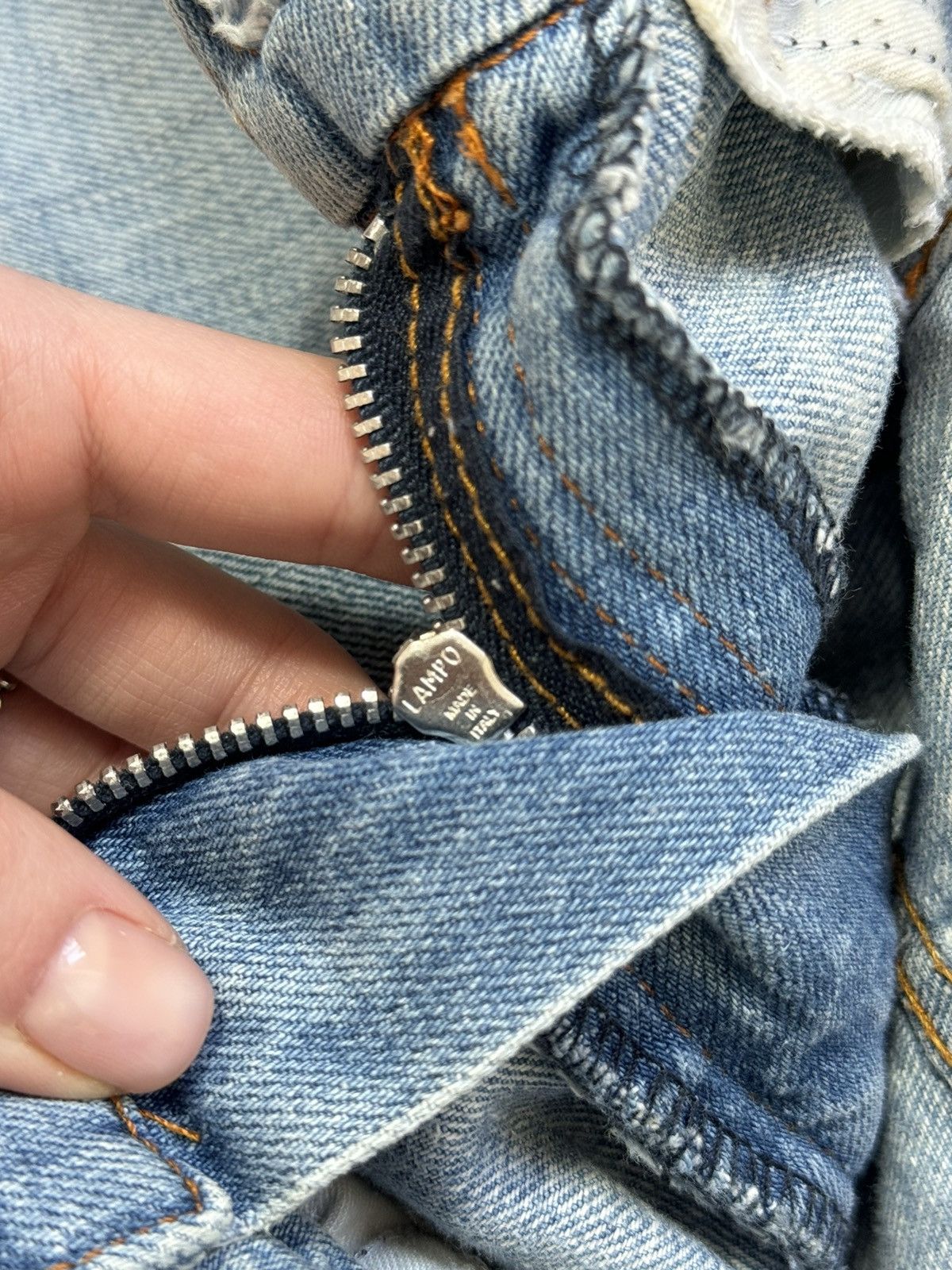 Iceberg VINTAGE ICEBERG OPIUM STYLE ZIPPER DENIM PANTS Size US 28 / EU 44 - 8 Thumbnail