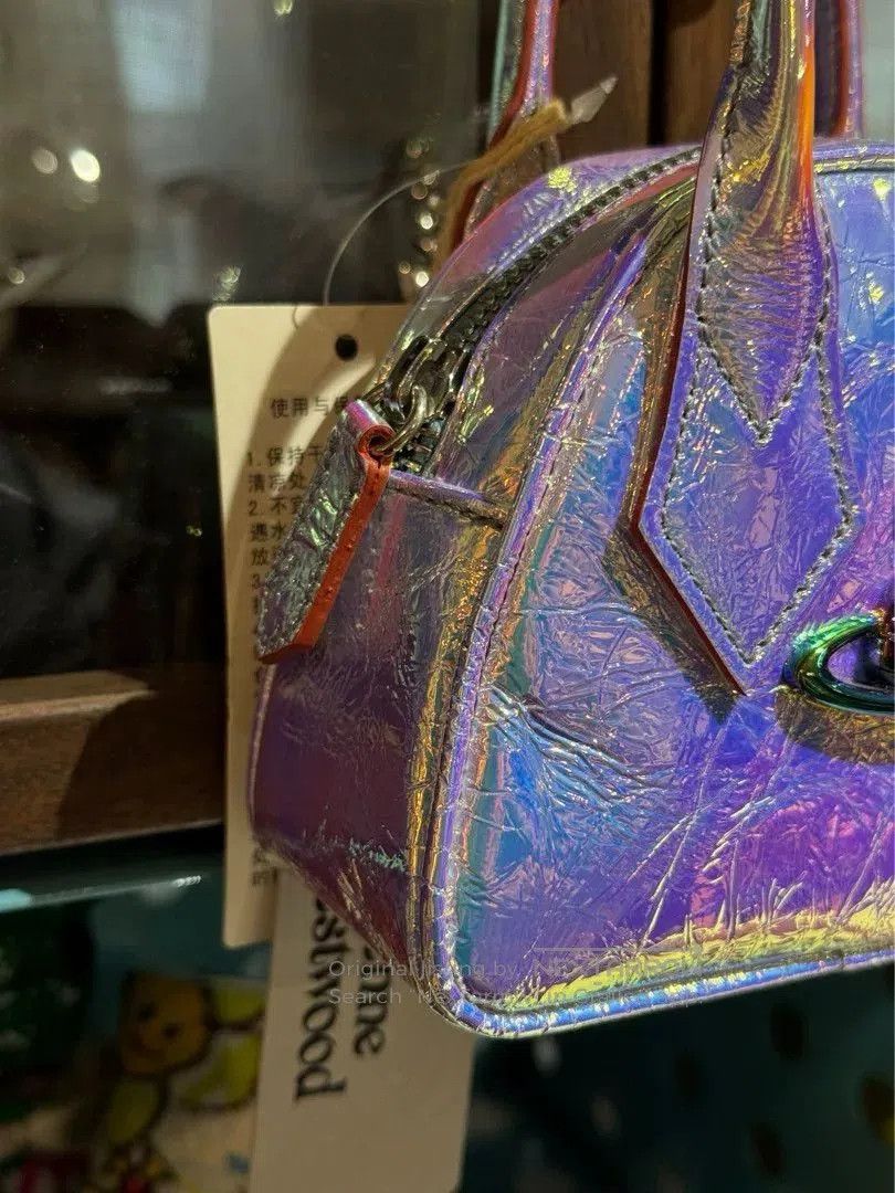 Vivienne Westwood vivienne westwood iridescent mini bowling bag. Size ONE SIZE - 3 Thumbnail