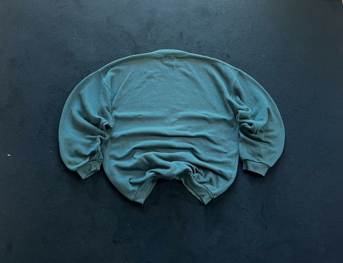 Vintage Vintage sweatshirt without hood | Dark green | Oversize M Size US M / EU 48-50 / 2 - 2 Thumbnail