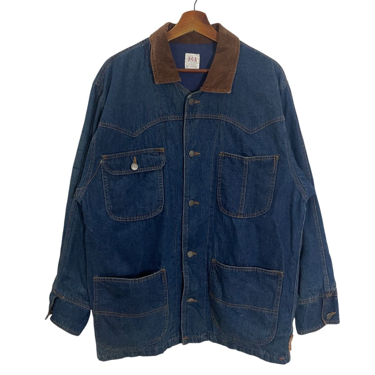 Japanese Brand Vintage S.G.B Detroit Denim Jacket Size US M / EU 48-50 / 2 - 1 Thumbnail