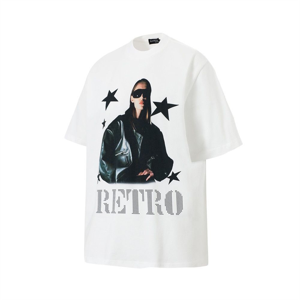 Japanese Brand × Vintage Street trend loose casual hip-hop character print t-shirt Size US M / EU 48-50 / 2 - 2 Thumbnail