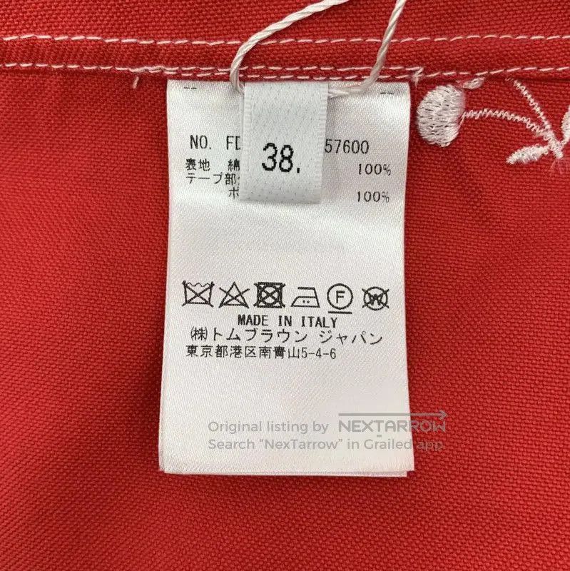 Thom Browne Thom Browne Red Cotton Women's Shirt . Size S / US 4 / IT 40 - 8 Thumbnail