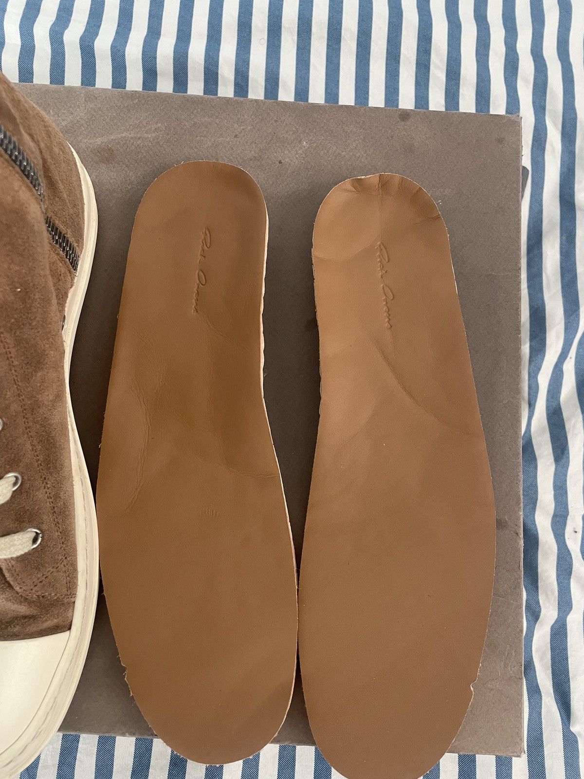 Rick Owens Rick Owens HighTop Sneakers Size US 12 / EU 45 - 9 Thumbnail
