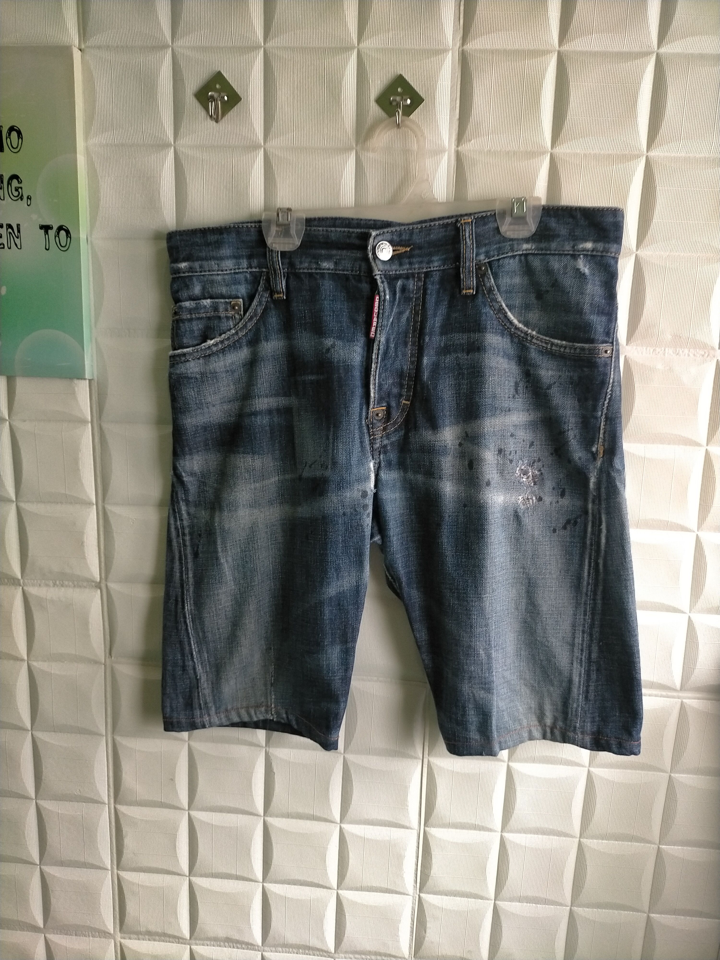 Dsquared2 Dsquared Short Pants Denim Size US 33 - 4 Thumbnail