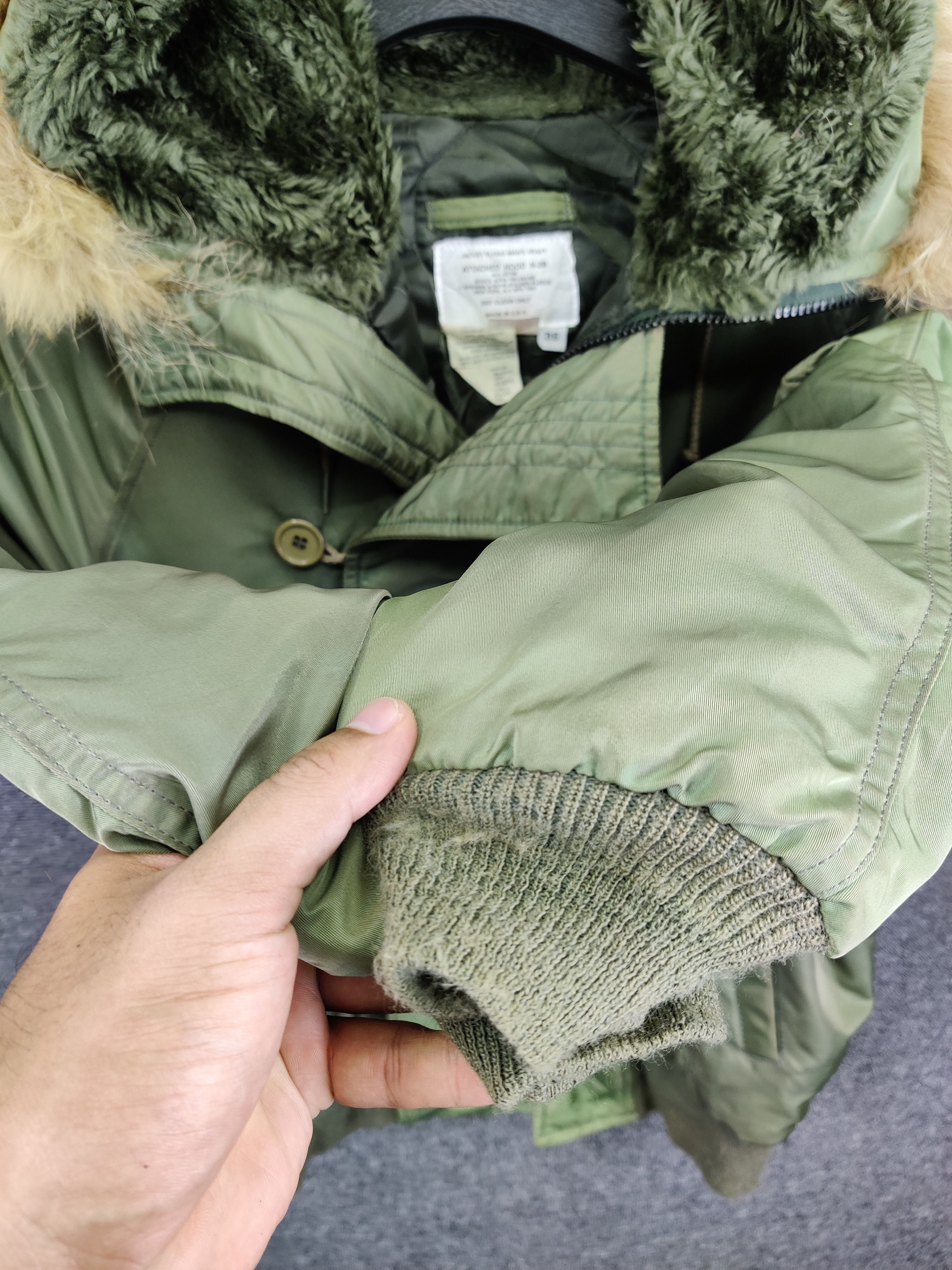 I. Spiewak And Sons Vintage 90's I Spiewak N-2B Faux Due Attached Bomber Hooded Size US M / EU 48-50 / 2 - 12 Thumbnail
