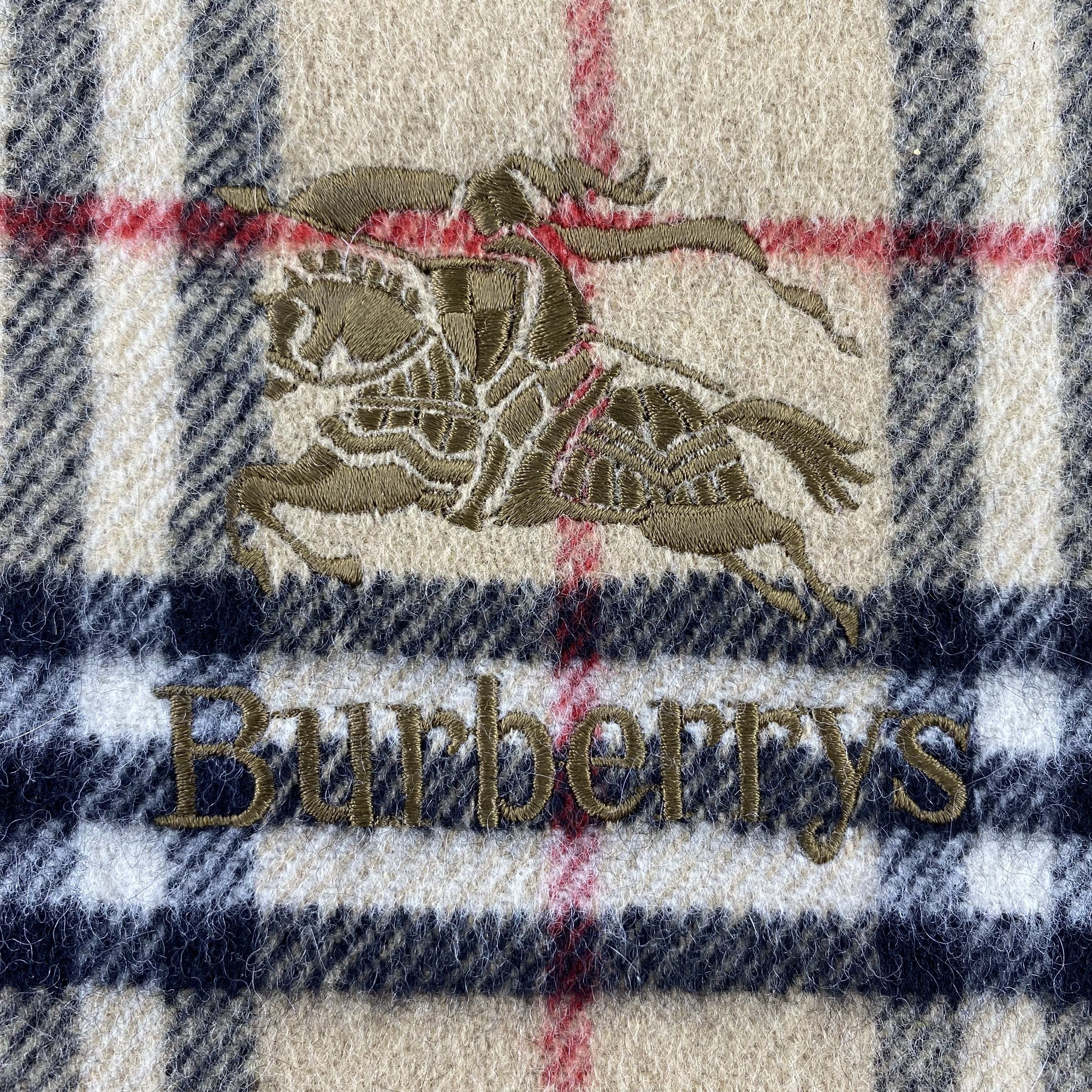 Burberry × Vintage Burberry Scarf Neck Wrap Big Size Muffler Size ONE SIZE - 6 Thumbnail