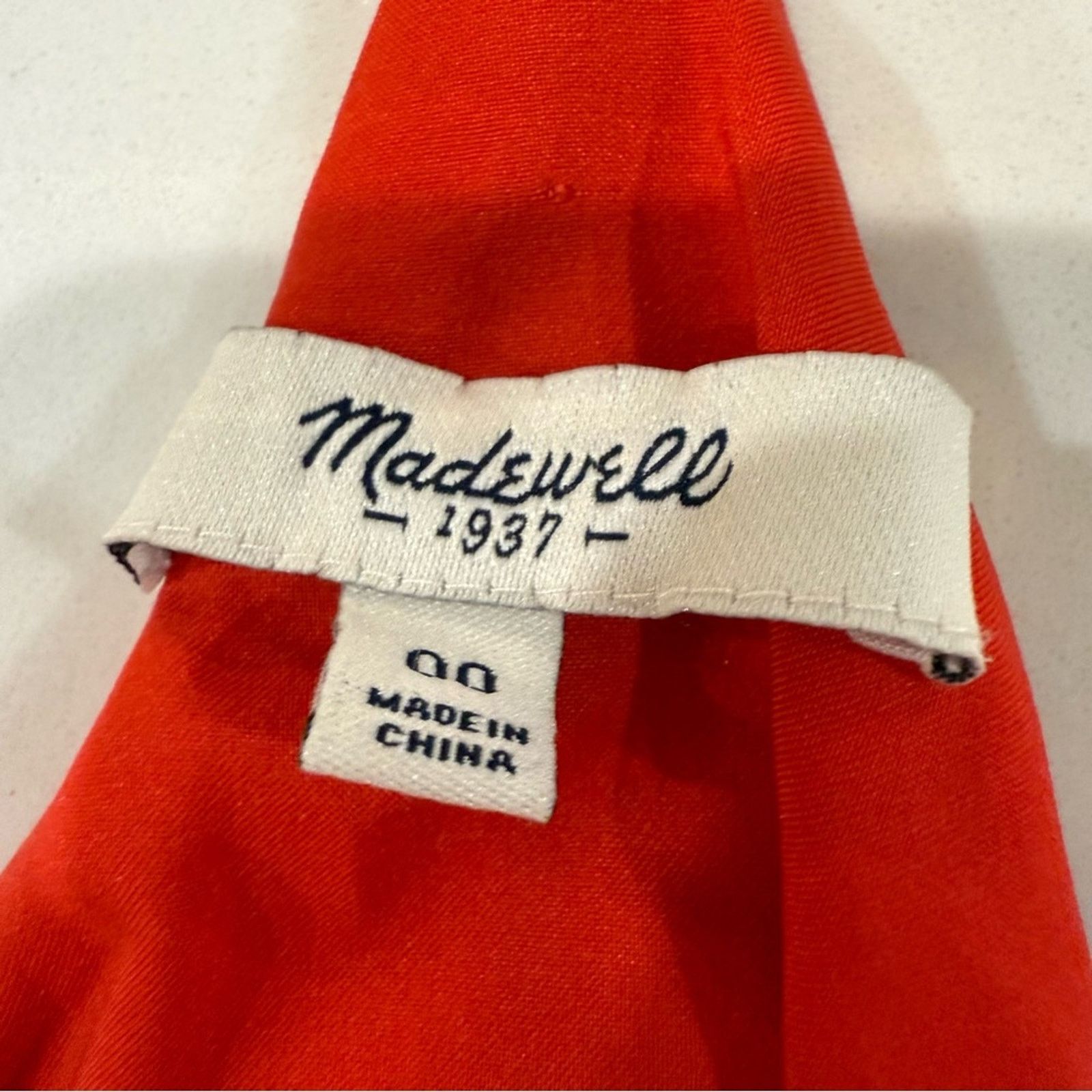 Madewell Madewell Silk Starview Cami Mini Dress Women’s Size 00 Red Size XXS / US 00 / IT 34 - 6 Thumbnail