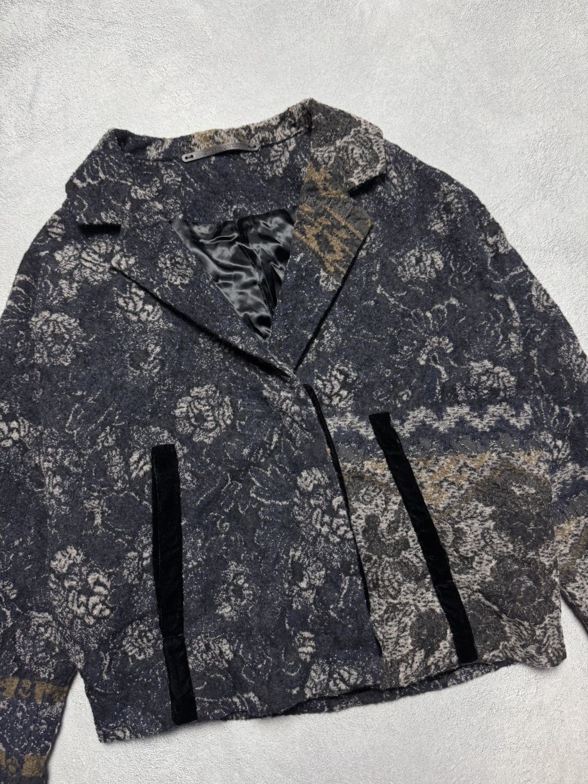 Annette Gortz Annette Gortz Floral Pattern Wool Blazer Jacket Size M / US 6-8 / IT 42-44 - 3 Thumbnail