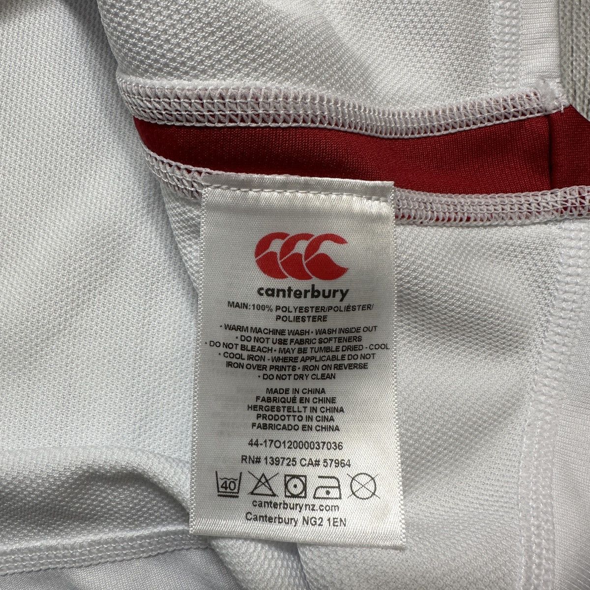 Canterbury of New Zealand England rugby jersey Size US M / EU 48-50 / 2 - 6 Thumbnail