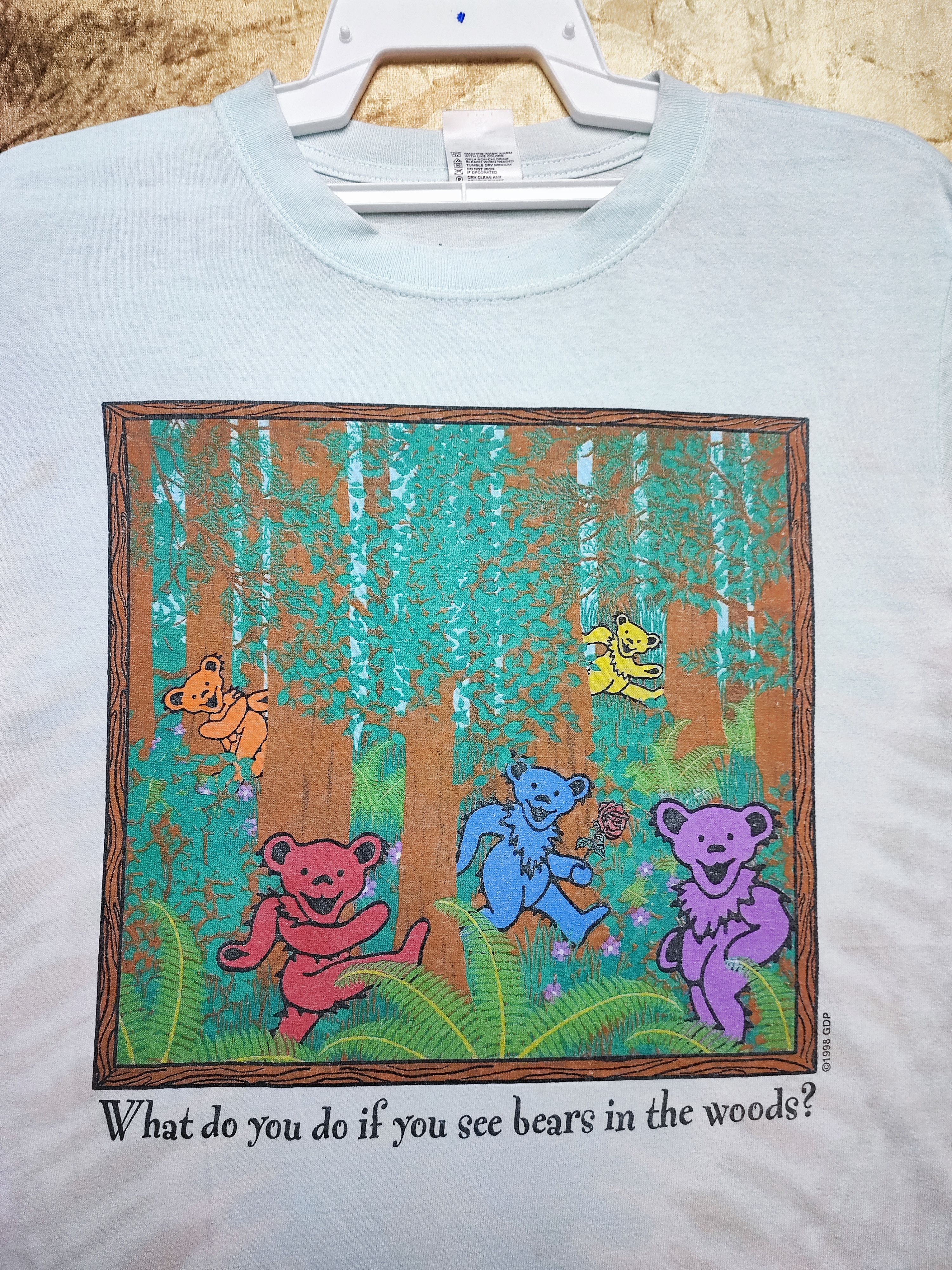 Band Tees × Grateful Dead × Vintage Vintage 1998 Grateful Dead Graphic T Shirt Size US S / EU 44-46 / 1 - 2 Thumbnail