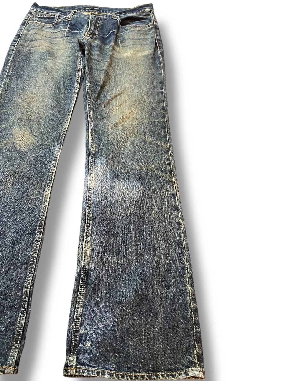 Hysteric Glamour Vintage Root Three Flare Mudwash Honeycomb Denim Size US 32 / EU 48 - 4 Thumbnail
