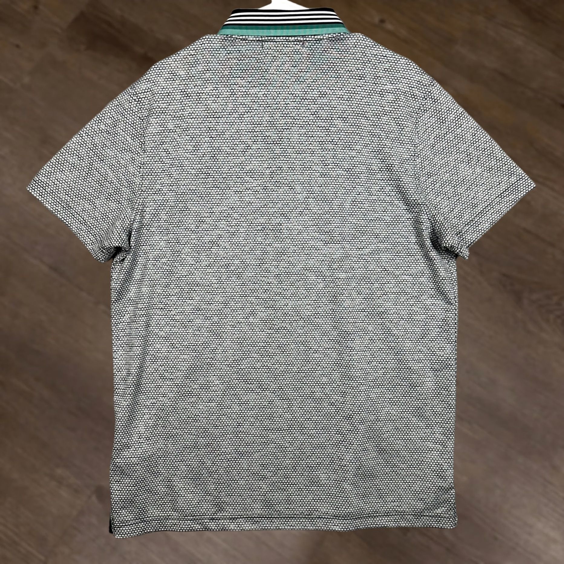 Vintage Extracurricular Polo Shirt Men L Gray White Golf Rugby Honeycomb Stretch EUC Size US L / EU 52-54 / 3 - 1 Thumbnail