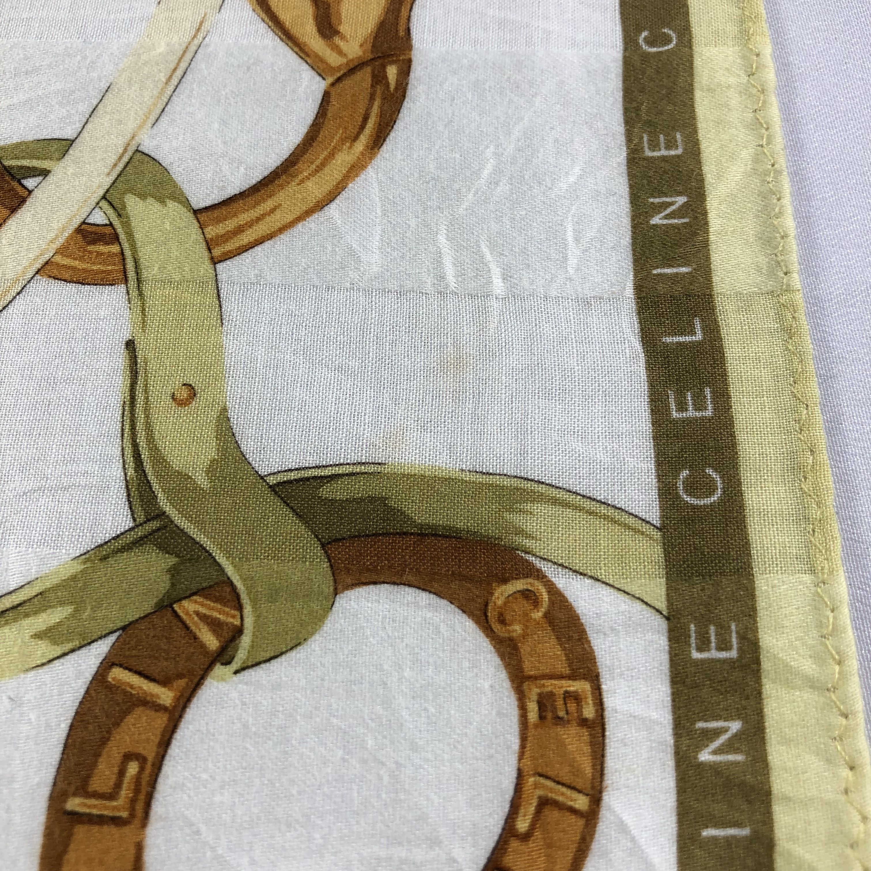 Celine Celine Handkerchief Neckerchief Bandana H1863 Size ONE SIZE - 5 Thumbnail