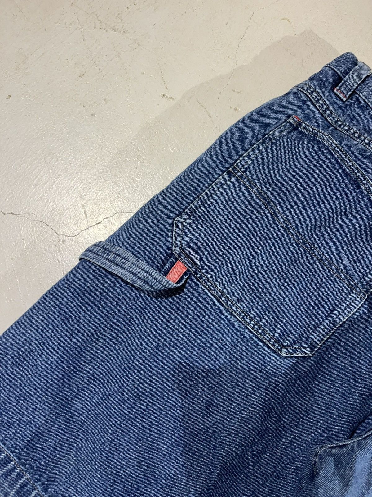 Other Raw denim baggy y2k mens carpenter jean shorts Size US 36 / EU 52 - 6 Thumbnail
