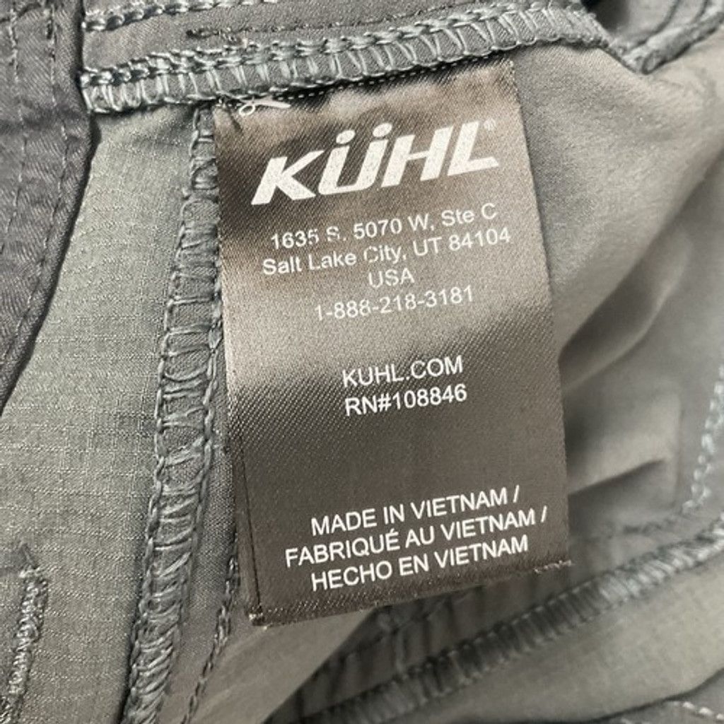 Kuhl Kuhl Gray Zip Silencr Kargo Outdoors Hiking Shorts Men 40 Size US 40 / EU 56 - 6 Thumbnail