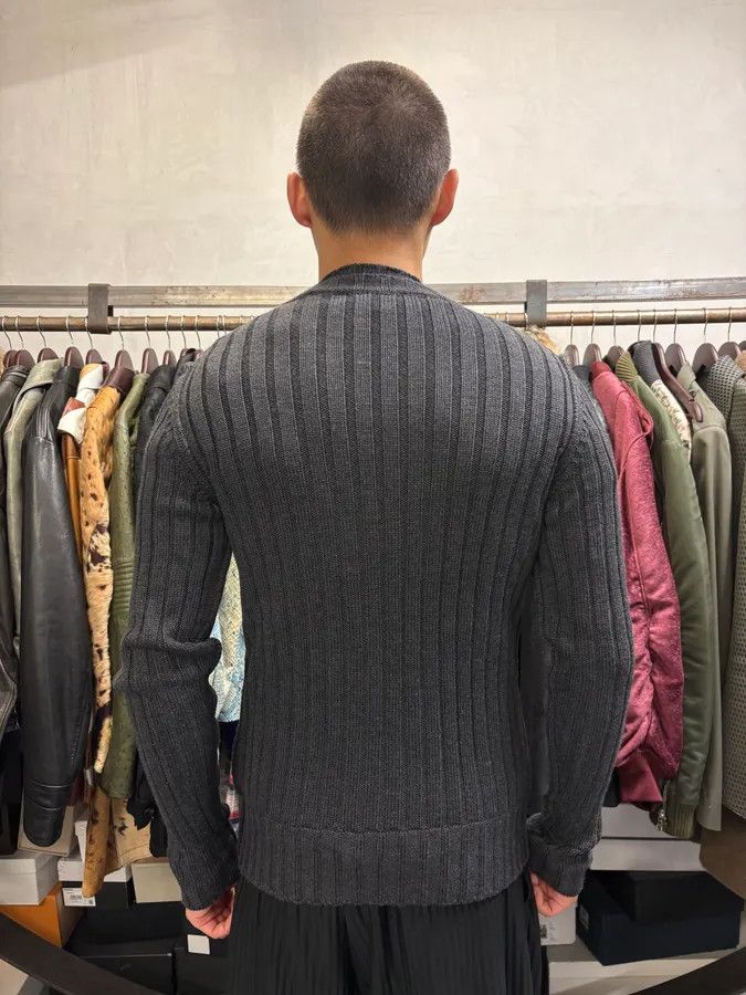 Dolce & Gabbana 2000s Dolce & Gabbana Dark Wool Cardigan Sweater Size US M / EU 48-50 / 2 - 3 Thumbnail