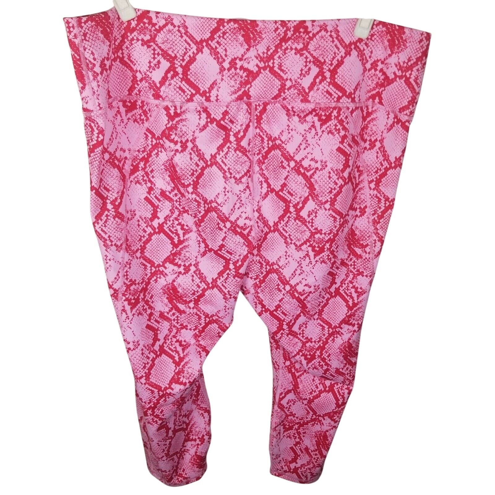 Fabletics Fabletics Womens High Waist Snake Print Powerhold Capri 4X Size 22" - 8 Thumbnail