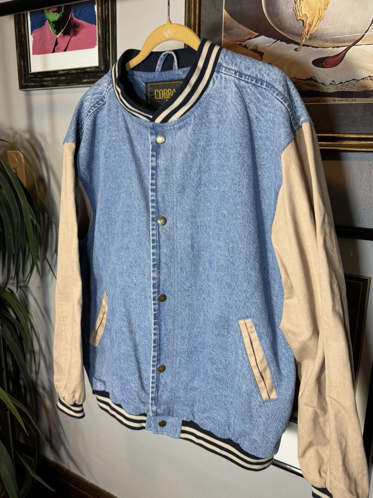 Vintage Vintage Two Tone Denim Jacket Size US XL / EU 56 / 4 - 3 Thumbnail