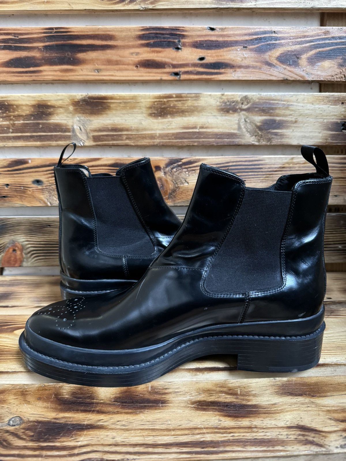 Prada Oxford ankle Chelsea boots Size US 9 / EU 42 - 5 Thumbnail