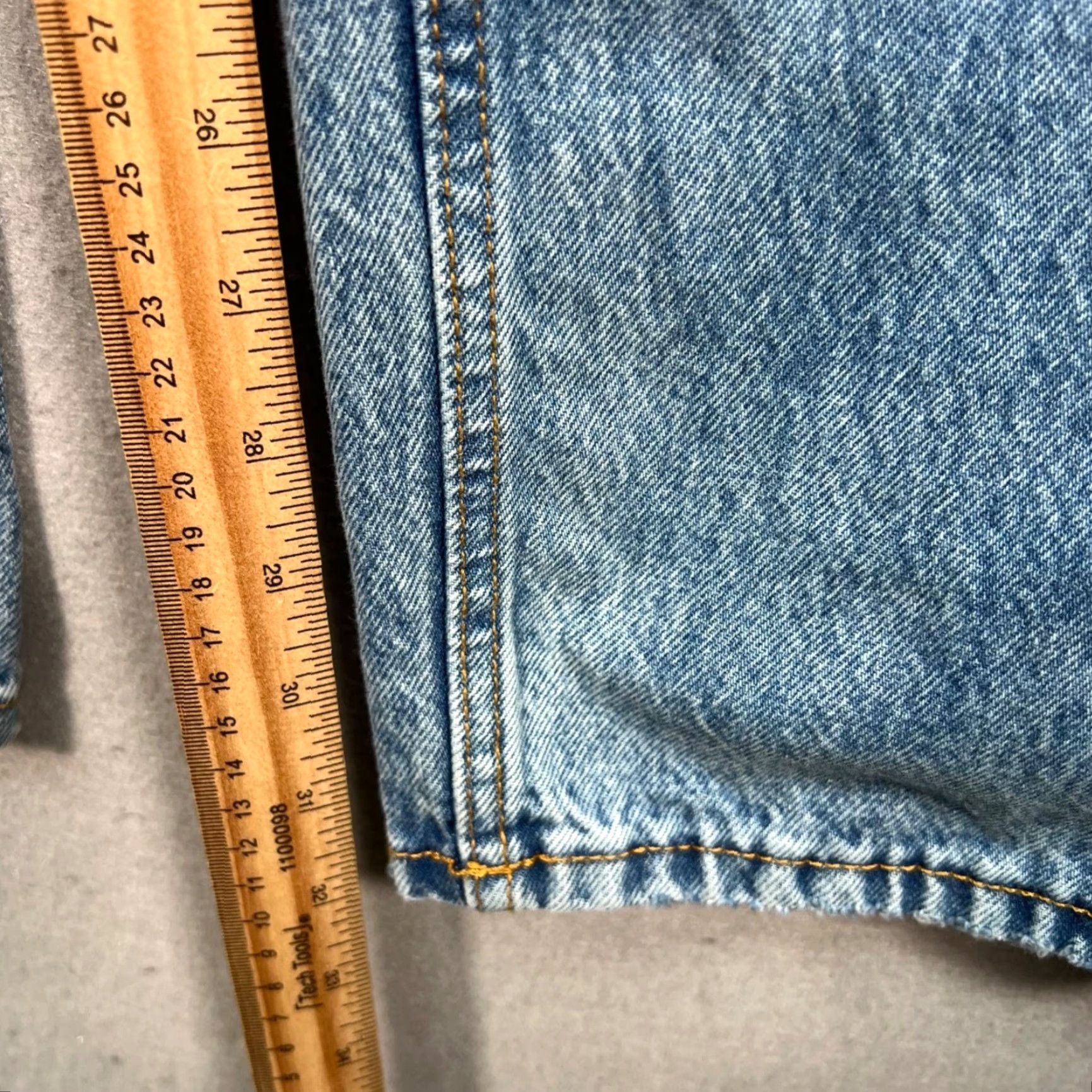 Zara Zara Jeans Womens Size 4 High-Waisted Light Wash Straight-Leg Denim Pants Size 27" / US 4 / IT 40 - 6 Thumbnail