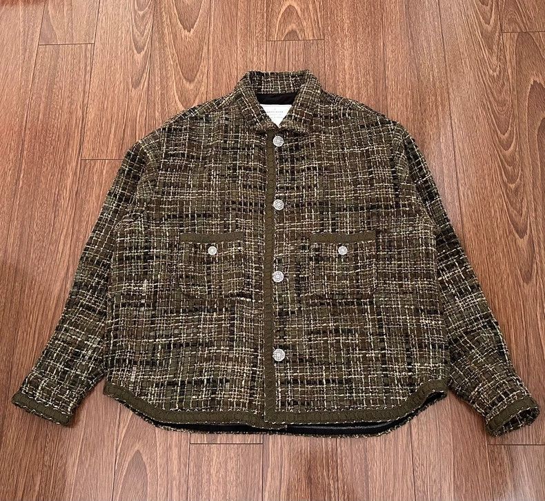 READYMADE READYMADE Tweed Shirt Jacket Size US L / EU 52-54 / 3 - 1 Thumbnail