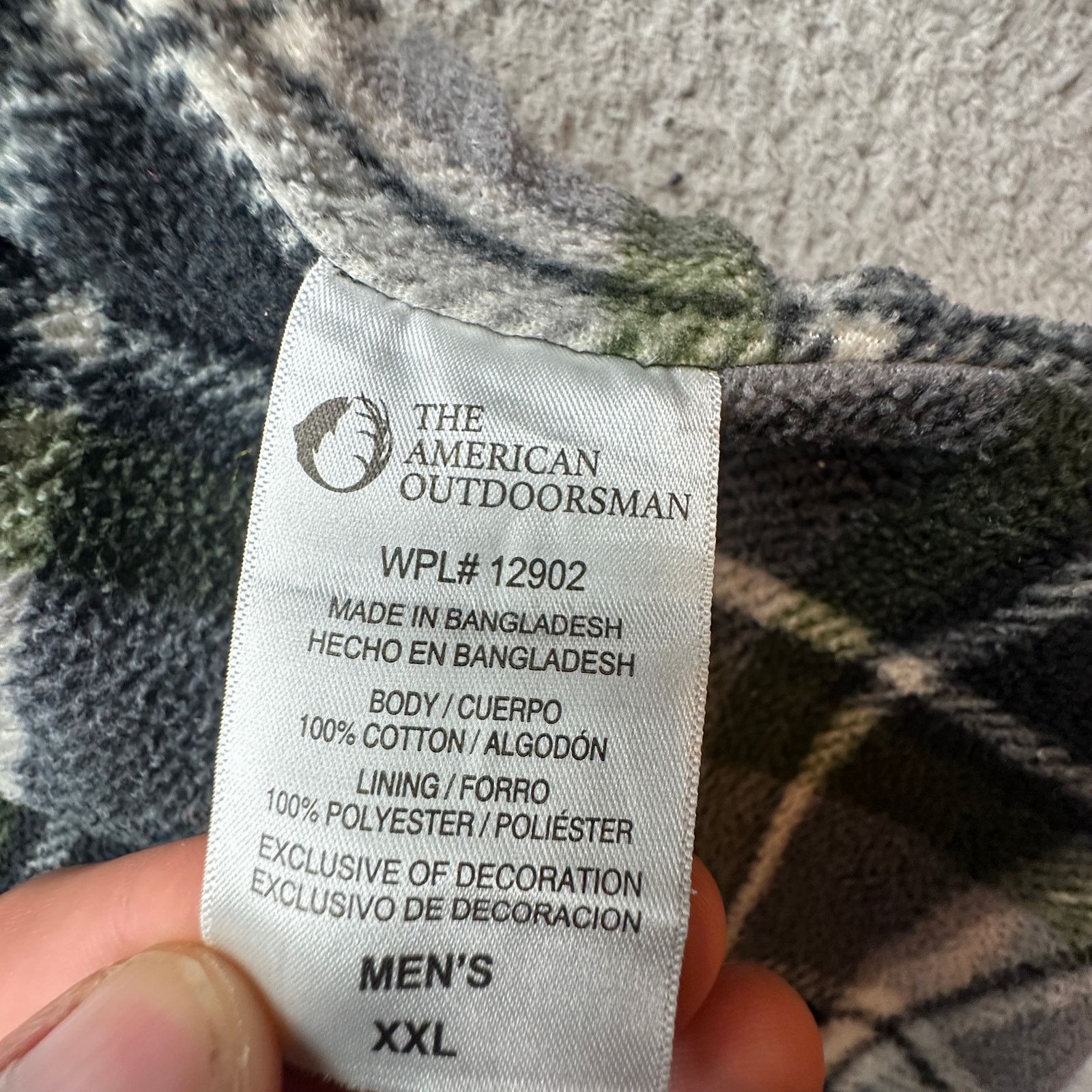 Other American Outdoorsman Plaid Fleece Lined Button Shirt XXL Size US XXL / EU 58 / 5 - 10 Thumbnail