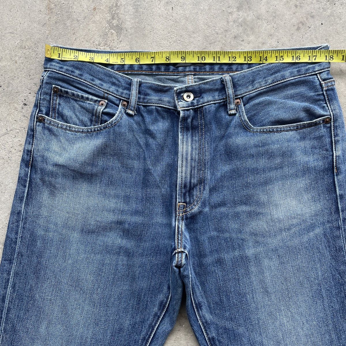 Japanese Brand Vintage Japanese Brand Jeans Denim Pants Faded W36 Size US 36 / EU 52 - 5 Thumbnail