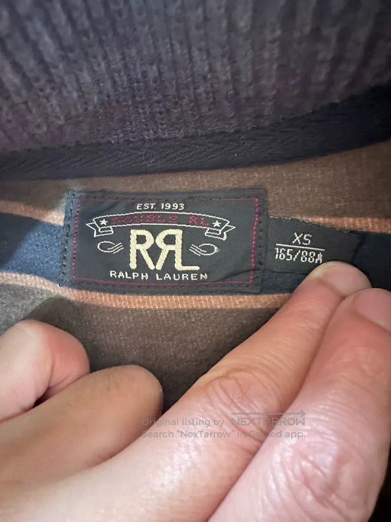 RRL Ralph Lauren RRL Ralph Lauren Classic blue dyed leather sleeve baseball Size US XS / EU 42 / 0 - 4 Thumbnail