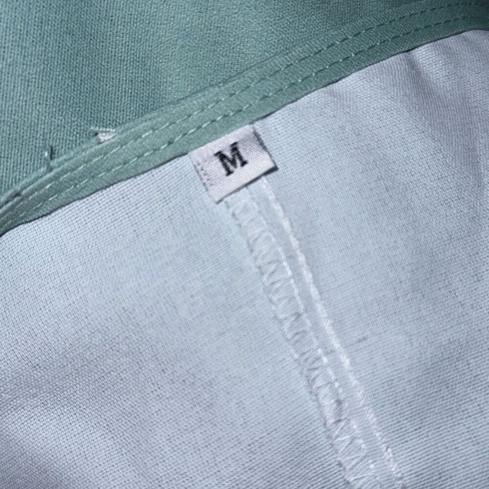 Other Teal Shift Dress with Floral Pattern Trim | Sz M Size M / US 6-8 / IT 42-44 - 7 Thumbnail