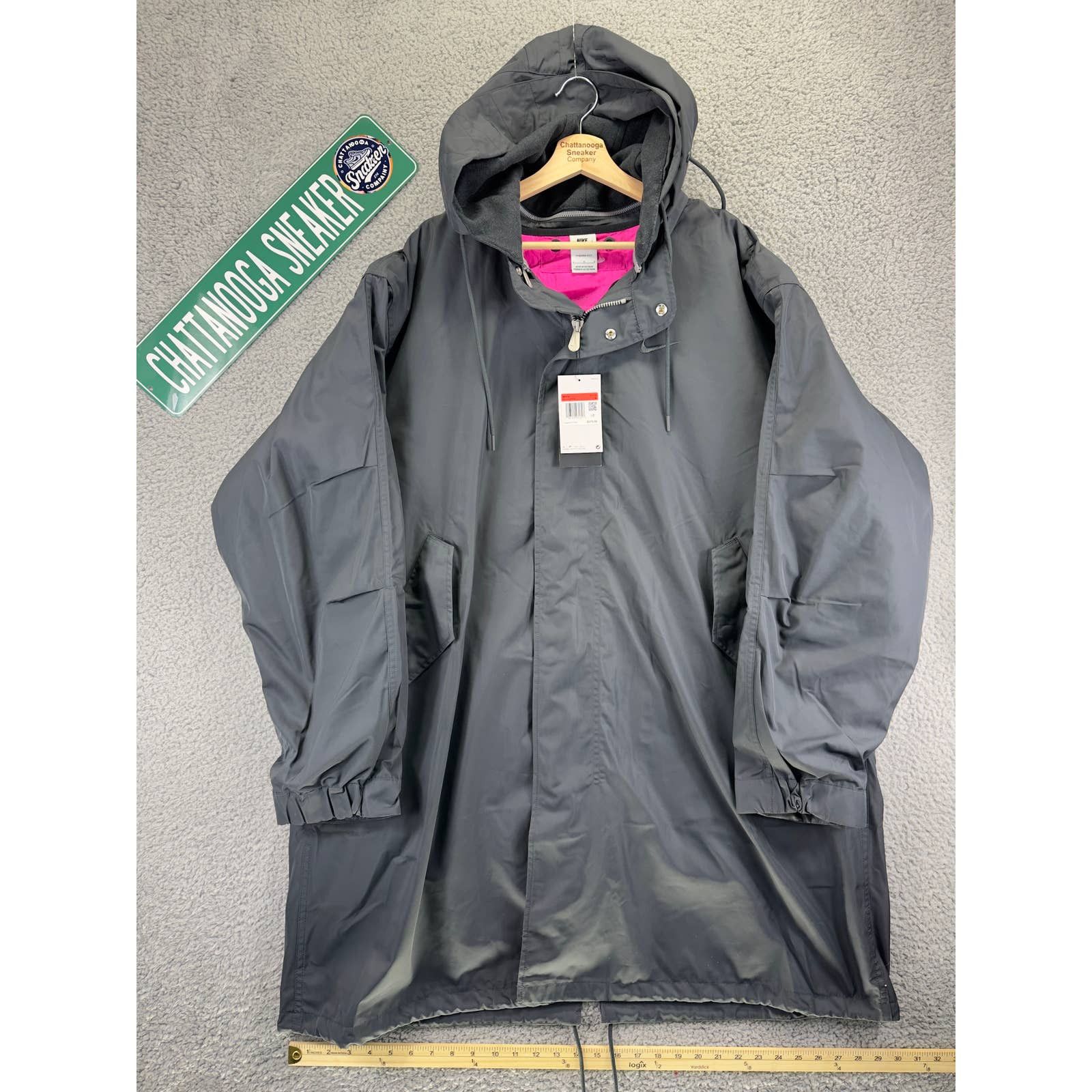 image of Nike Parka Jacket Mens Large Grey Therma-Fit Repel Insulated in Black