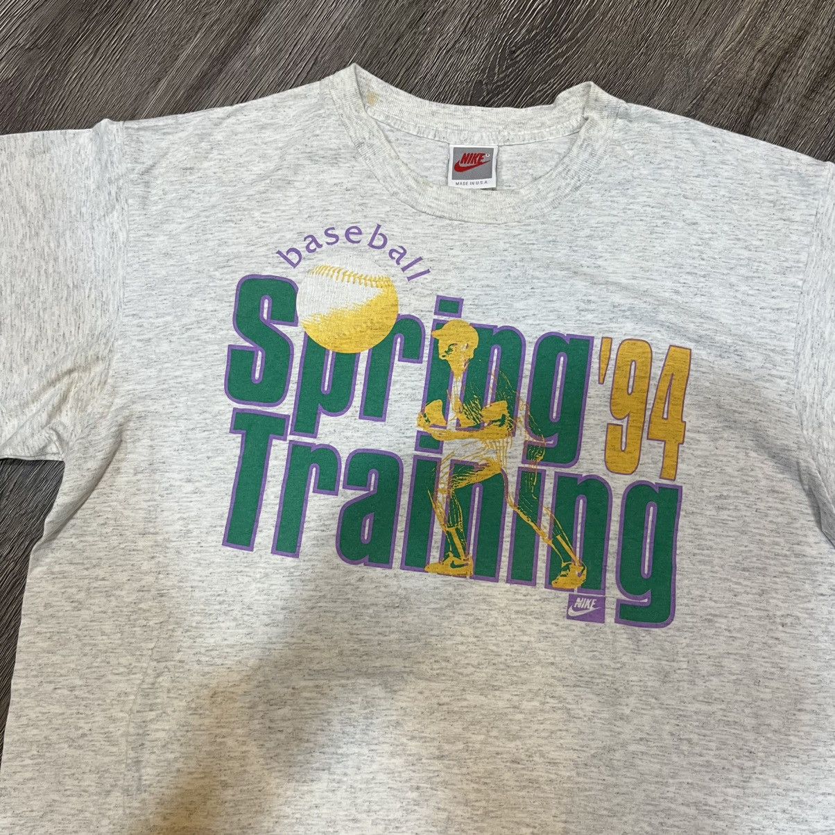Nike Vintage Nike Spring Training 94 Baseball Tee Size US XL / EU 56 / 4 - 2 Thumbnail