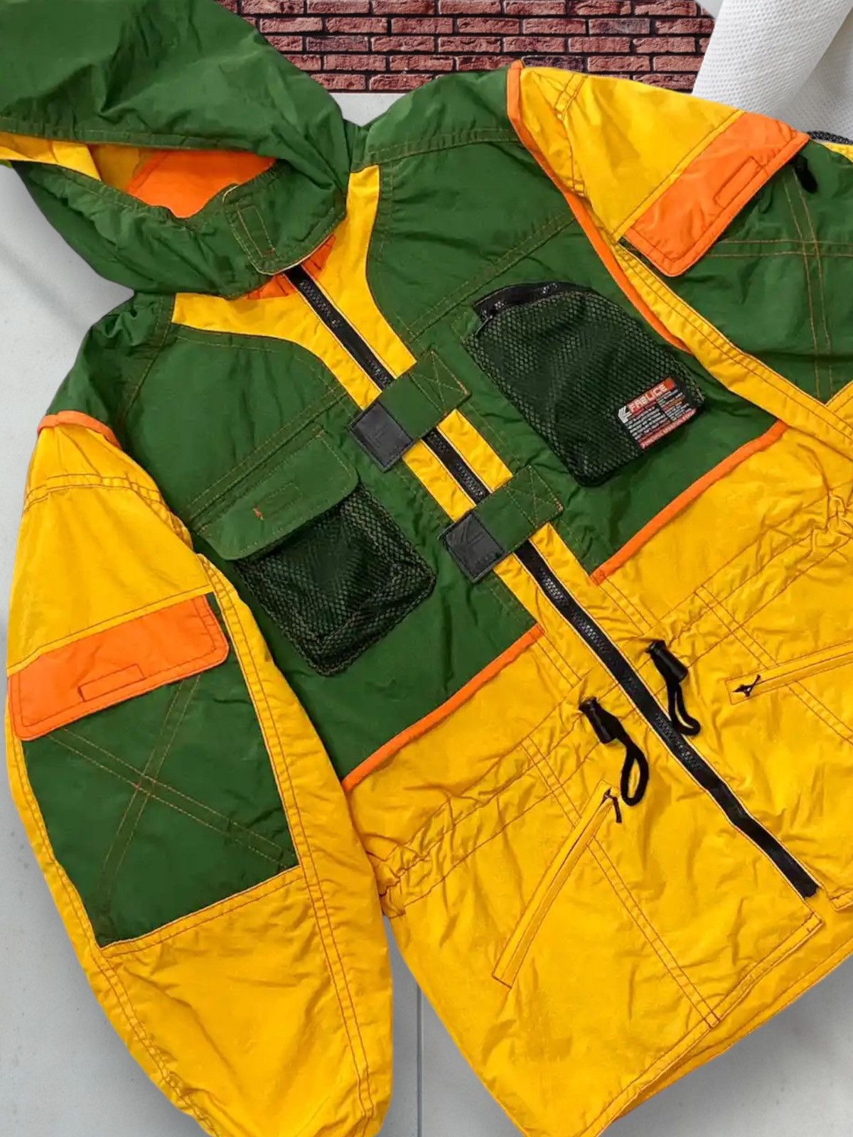 Vintage Vintage 90s Fablice Ski Snowboard Cargo Jacket Size US M / EU 48-50 / 2 - 4 Thumbnail