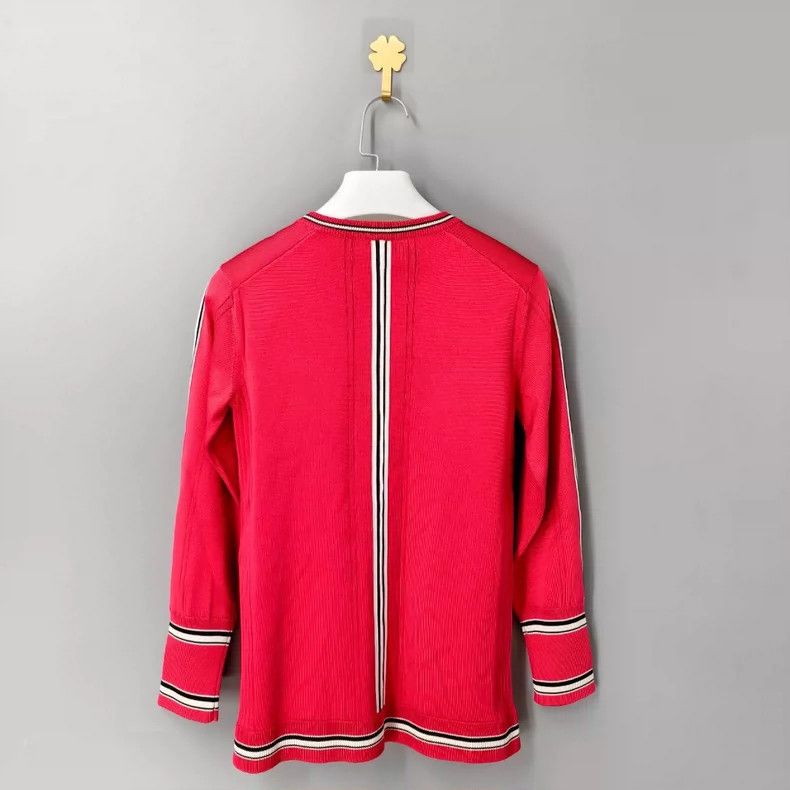 Louis Vuitton Louis Vuitton Red preppy knit cardigan sweater Size XS / US 0-2 / IT 36-38 - 2 Thumbnail
